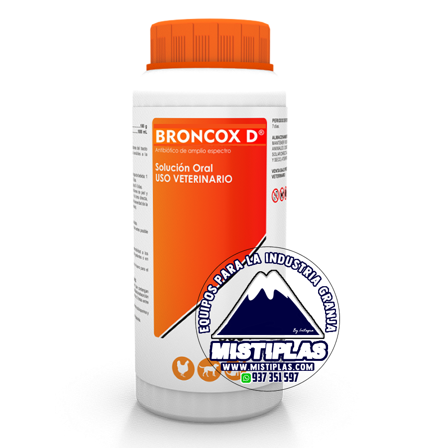 BRONCOX D LITRO EN MISTIPLAS SOLUCIONES AVICOLAS