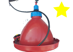 BEBEDERO AUTOMATICO POLLO SUPER TAPA AZUL MISTIPLAS